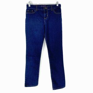 Childrens Place 12 Jeans Skinny Dark Wash Waist Adjusters Cotton Stretch Denim